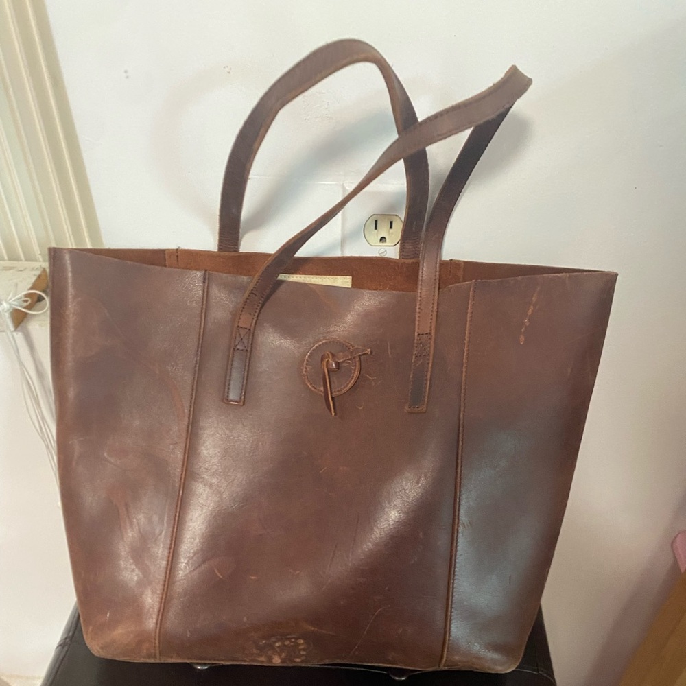 Baseballism Vintage Glove Leather tote